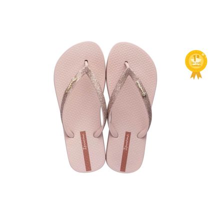 Chinelo Feminino Ipanema Brilha - 26824 - Rosa/rosa Glitter - Atacado