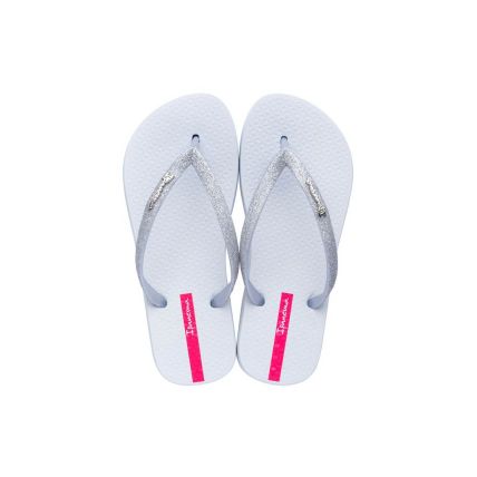 Chinelo Feminino Ipanema Brilha - 26824 - Branco/branco Glitter - Atacado
