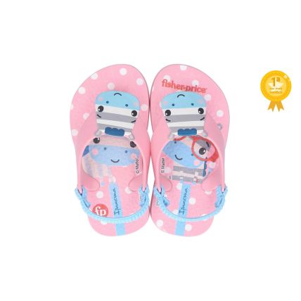 Chinelo Baby Ipanema Fisher Price Play - 26825 - Rosa/rosa/azul - Atacado