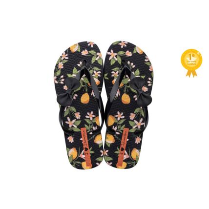 Chinelo Feminino Ipanema Belle Floral - 26827 - Preto/verde/amarelo - Atacado