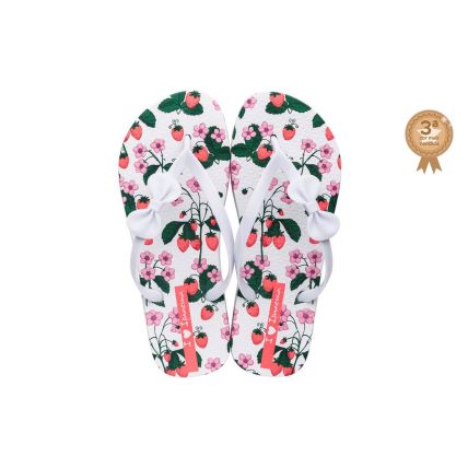 Chinelo Feminino Ipanema Belle Floral - 26827 - Branco/rosa/verde - Atacado