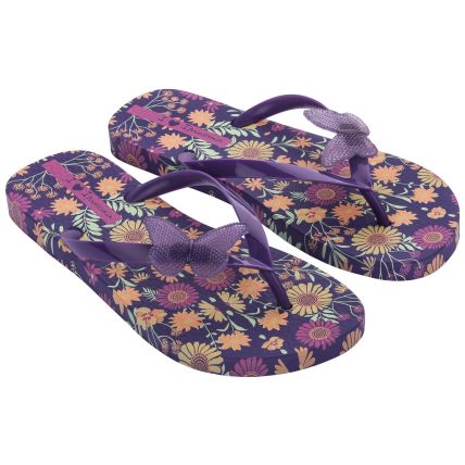 Chinelo Feminino Ipanema Belle Floral - 26827 - Roxo/roxo - Atacado