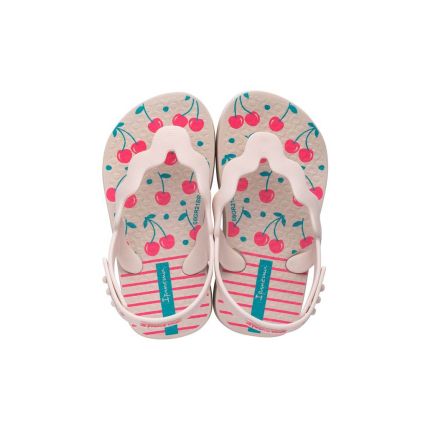 Chinelo Baby Ipanema Zig Print - 26830 - Bege/bege/rosa - Atacado