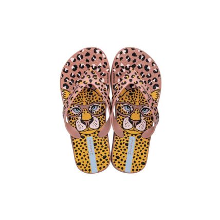 Chinelo Infantil Ipanema Safari Fun - 26851 - Rosa/amarelo/marrom - Atacado