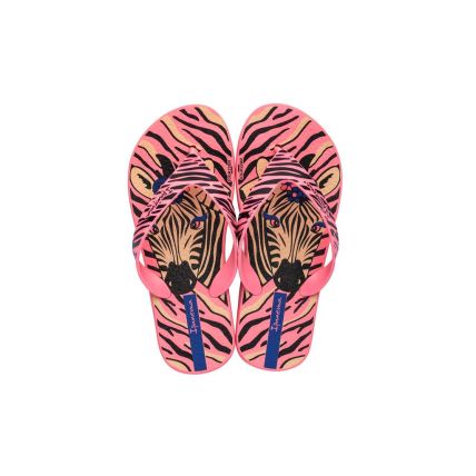 Chinelo Infantil Ipanema Safari Fun - 26851 - Rosa/amarelo/preto - Atacado