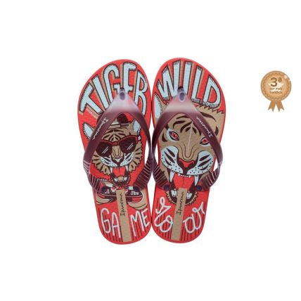 Chinelo Infantil Ipanema Lets Play - 26852 - Amarelo/marrom - Atacado