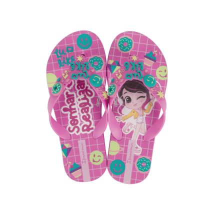 Chinelo Infantil Ipanema Luluca Amor - 26853 - Lilás/LIlásAazul - Atacado
