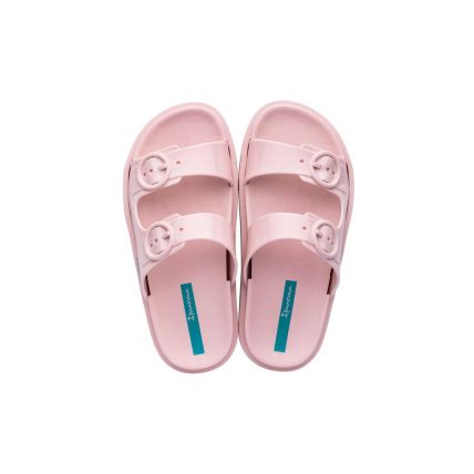 Chinelo Slide Infantil Ipanema Follow - 26855 - Rosa/rosa Claro - Atacado