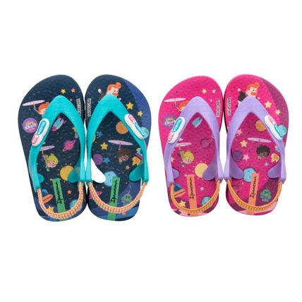 Chinelo Baby Ipanema Mundo Bita Galáxia - 26856 - Cores Diversas - Atacado