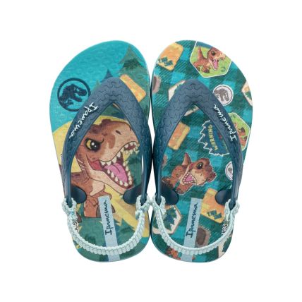 Sandália Baby Ipanema Jurassic Color - 26859 - Azul/verde - Atacado