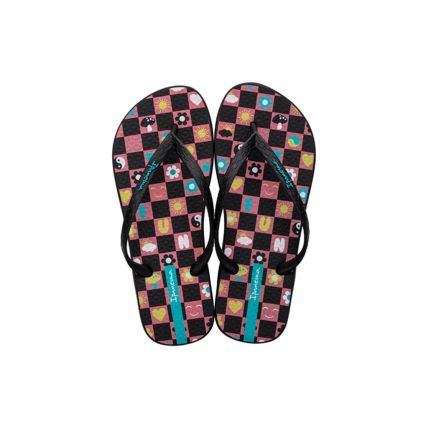 Chinelo Feminino Ipanema Joy - 26861 - Preto/rosa - Atacado