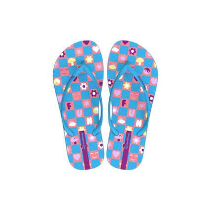 Chinelo Feminino Ipanema Joy - 26861 - Azul/laranja - Atacado