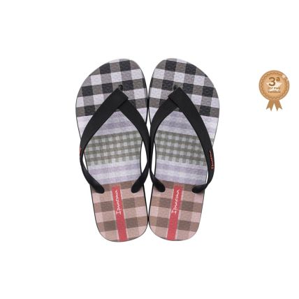 Chinelo Feminino Ipanema Mood Print - 26864 - Preto/preto - Atacado
