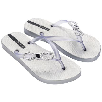 Chinelo Feminino Ipanema Belle Glam - 26868 - Prata/vidro - Atacado