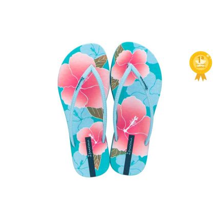 Chinelo Feminino Ipanema Praiana - 26869 - Azul/azul/rosa - Atacado