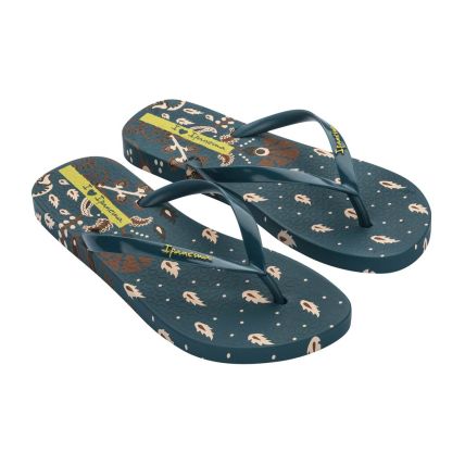 Chinelo Feminino Ipanema Folk - 26870 - Azul/azul - Atacado