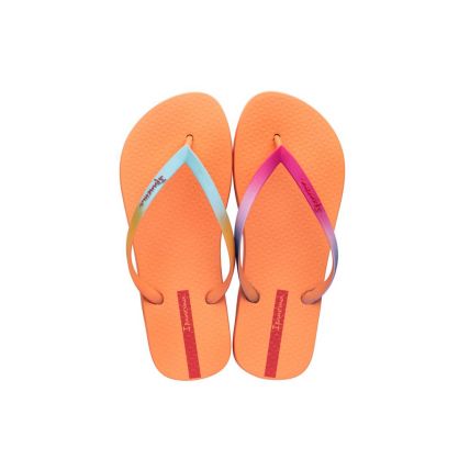 Chinelo Feminino Ipanema Multicores - 26871 - Laranja/vermelho/rosa - Atacado