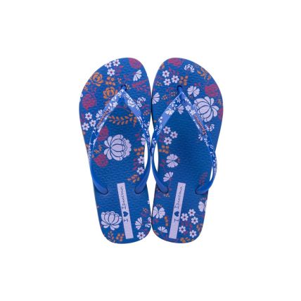 Chinelo Feminino Ipanema Flower Bomb - 26890 - Azul/azul/rosa - Atacado