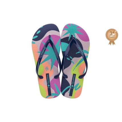 Chinelo Feminino Ipanema Wow - 26898 - Lilas/azul - Atacado