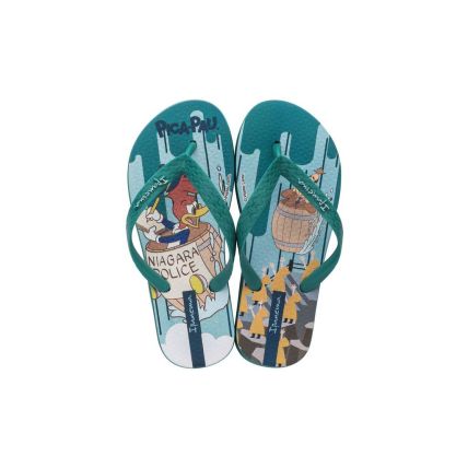 Chinelo Infantil Ipanema Pica Pau - 26901 - Verde/amarelo/marrom - Atacado