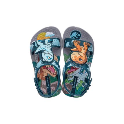 Assandalhado Baby Ipanema Jurassic World Dinos - 26902 - Cinza/azul - Atacado