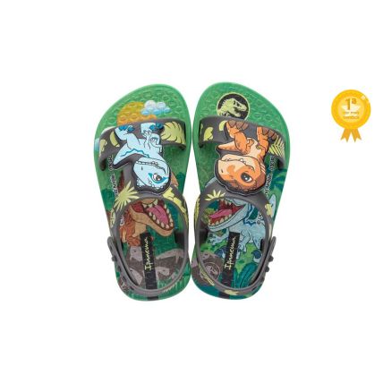 Assandalhado Baby Ipanema Jurassic World Dinos - 26902 - Verde/cinza - Atacado