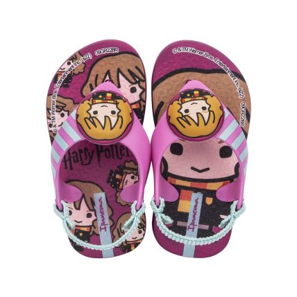 Chinelo Baby Ipanema Harry Potter - 26923 - Rosa/verde - Atacado