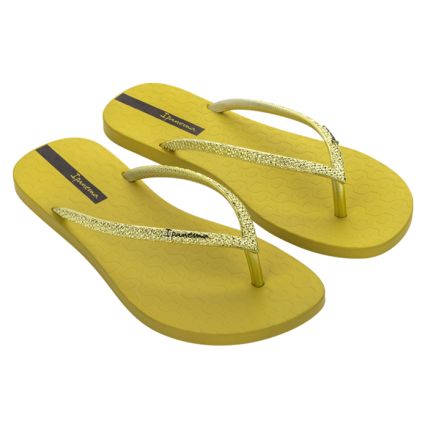 Chinelo Feminino Ipanema Easy Metallic - 26926 - Verde/amarelo - Atacado