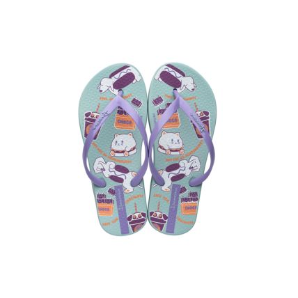 Chinelo Infantil Ipanema Joy - Verde/lilas(ai520) - Atacado