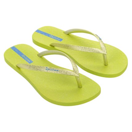 Chinelo Feminino Ipanema Fiesta - 26942 - Verde/verde/metalizado - Atacado