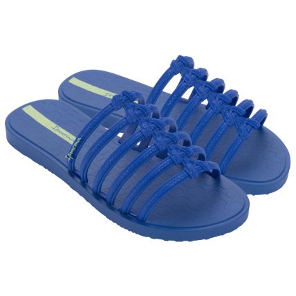 Chinelo Slide Feminino Ipanema Unique - 26948 - Azul/azul/verde - Atacado