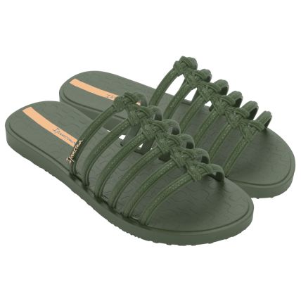 Chinelo Slide Feminino Ipanema Unique - 26948 - Verde/verde/laranja - Atacado