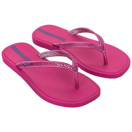 Chinelo Feminino Ipanema Seu Brilho - 26954 - Rosa/rosa Metalizado - Atacado