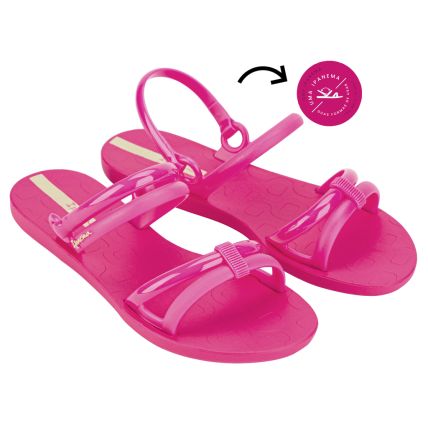 Sandália Feminina Ipanema Do Seu Jeito - 26956 - Rosa/Verde - Atacado