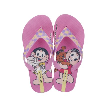 Chinelo Infantil Turma Da Mônica Meu Pet - 26960 - Rosa/rosa - Atacado