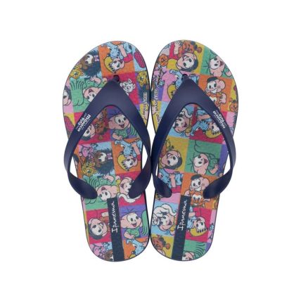 Chinelo Infantil Turma Da Mônica Meu Pet - 26960 - Azul/verde/amarelo - Atacado