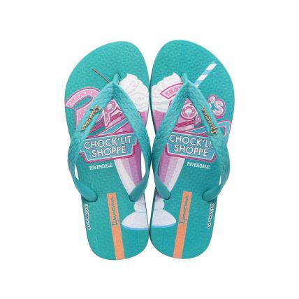 Chinelo Feminino Ipanema Warner - 26962 - Azul/azul/rosa - Atacado