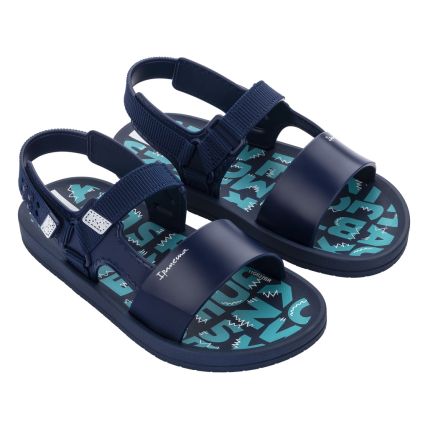 Papete Infantil Ipanema Volta As Aulas - 26964 - Azul Escuro/branco - Atacado