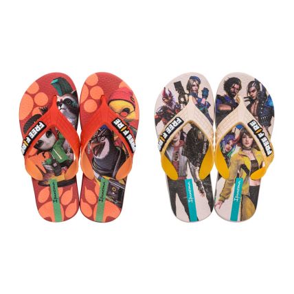 Chinelo Infantil Ipanema Free Fire - 26966 - Cores Diversas - Atacado