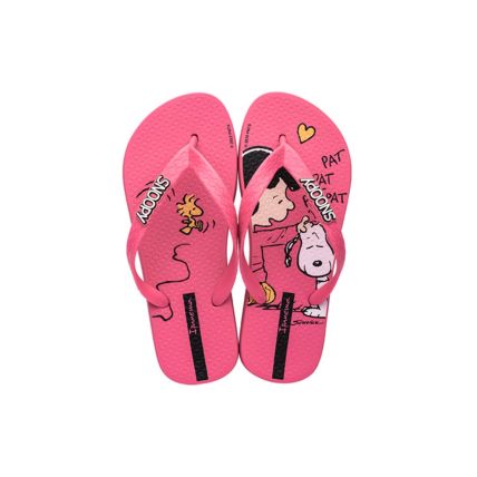 Chinelo Feminino Ipanema Snoopy - 26968 - Rosa/rosa - Atacado