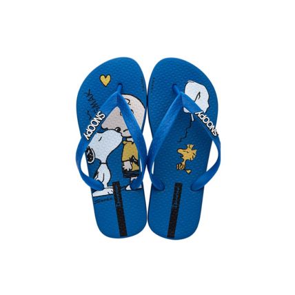 Chinelo Feminino Ipanema Snoopy - 26968 - Azul/azul - Atacado