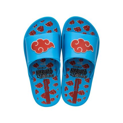 Chinelo Slide Infantil Ipanema Naruto - 26971 - Azul/vermelho - Atacado