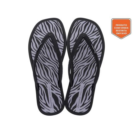 Chinelo Feminino Ipanema Solar Print - 26977 - Preto/cinza - Atacado