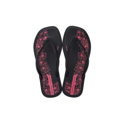 Chinelo Infantil Ipanema Solar Print - 26978 - Preto/preto/rosa - Atacado