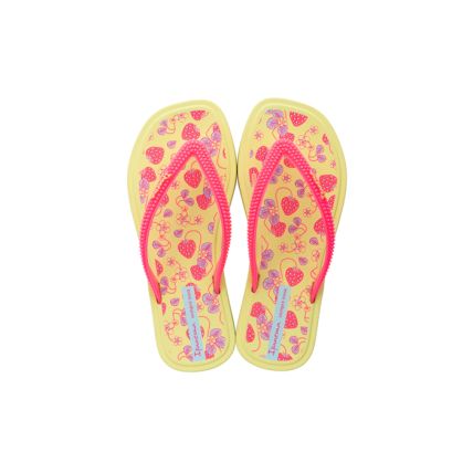 Chinelo Infantil Ipanema Solar Print - 26978 - Amarelo/rosa - Atacado
