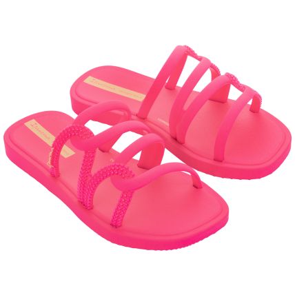 Chinelo Slide Infantil Ipanema Solar - 26980 - Rosa/Amarelo - Atacado