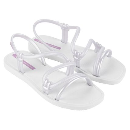 Sandalia Feminina Ipanema Solar - 26983 - Branco/Branco Perolado - Atacado