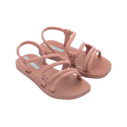 Sandália Infantil Ipanema Solar - 26984 - Rosa/rosa/azul - Atacado