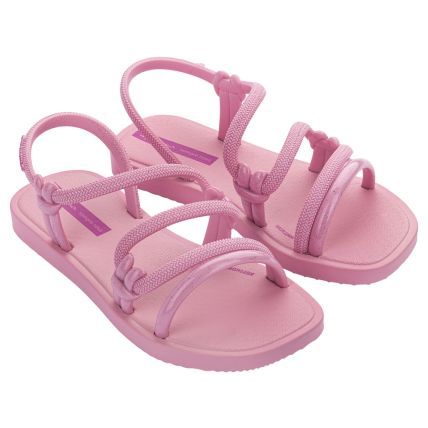 Sandália Infantil Ipanema Solar Mais - 26986 - Rosa Claro/lilas - Atacado