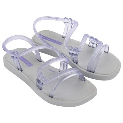Sandália Infantil Ipanema Solar Mais - 26986 - Cinza/vidro Glitter - Atacado